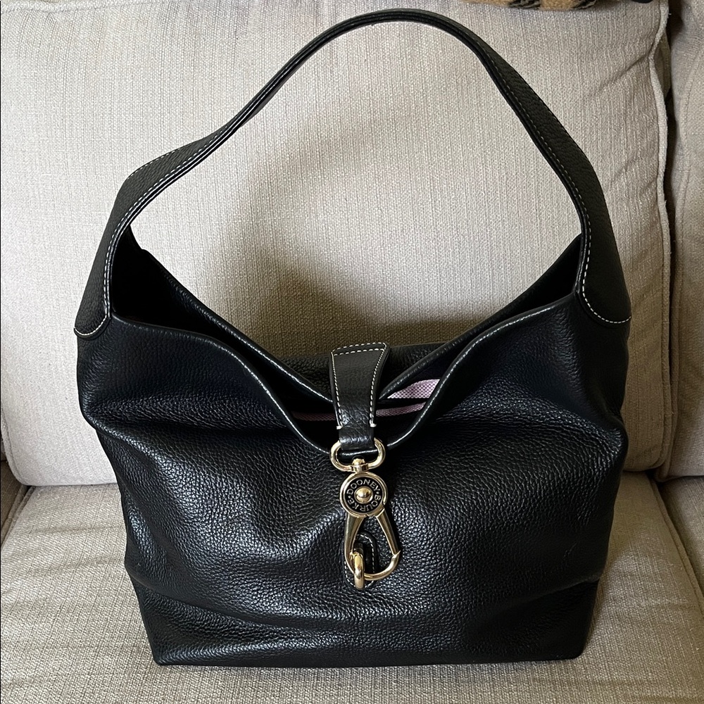 Dooney & Bourke Black Leather Hobo Bag